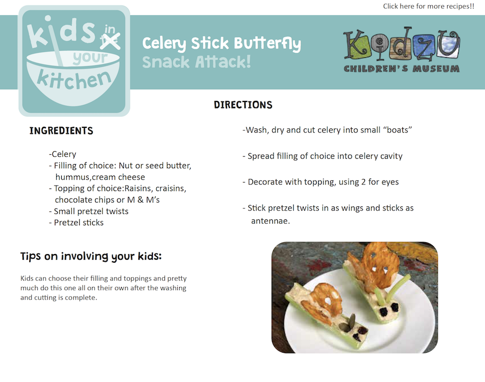 KIYK Celery Stick Butterflies